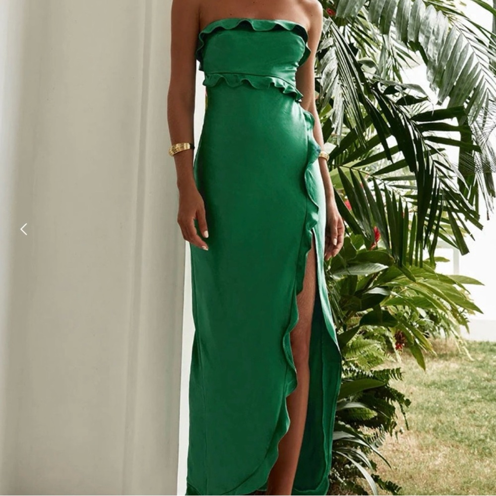 Runaway the Label Emerald Dress - Medium